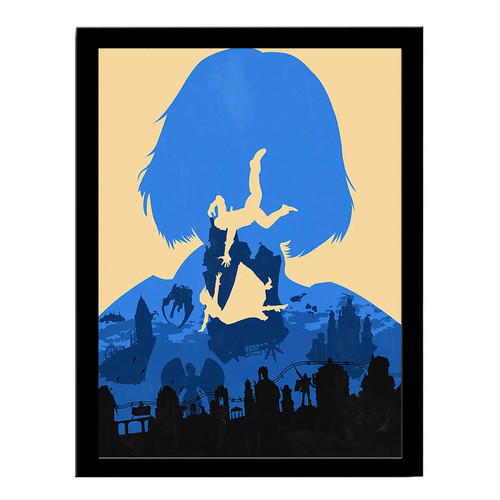 Quadro Decorativo Bioshock Infinite Elizabeth Decoração Parede