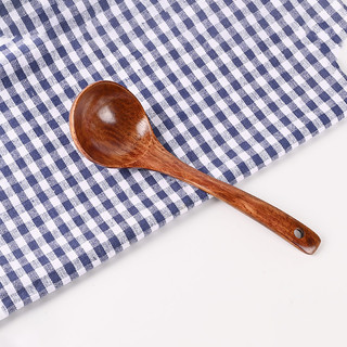 Colher de sopa doméstica com cabo longo, colher de mingau de arroz de madeira de qualidade alimentar, estilo japonês, co