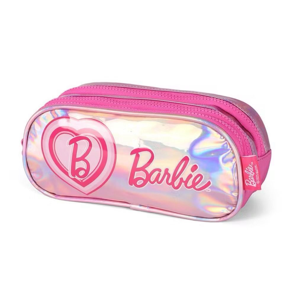 Estojo Triplo Barbie PINK Holográfico