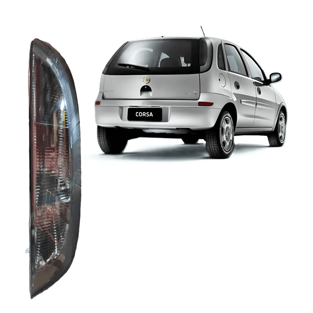 LANTERNA TRASEIRA CORSA MONTANA HATCH 2003/2012 FUME LADO DIREITO
