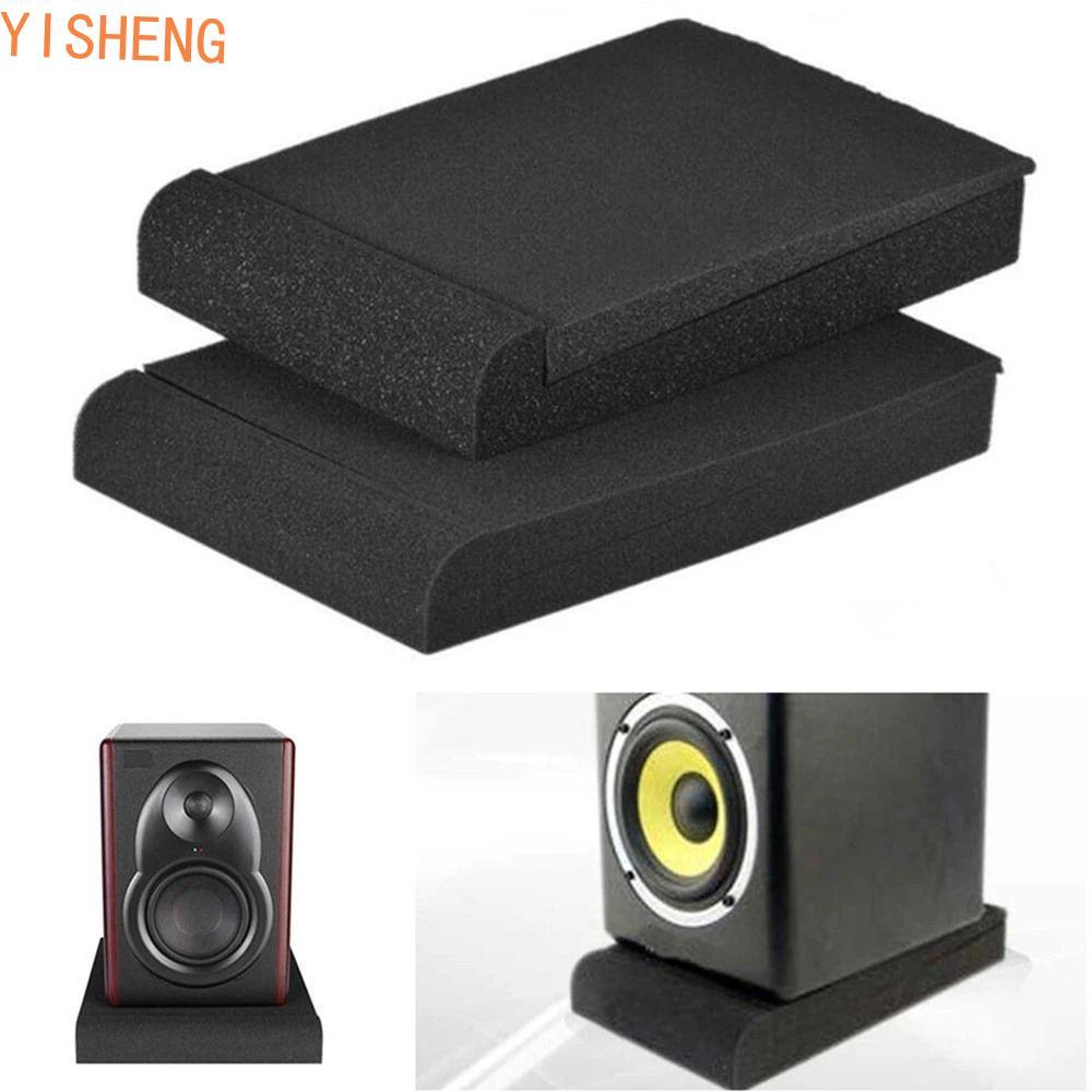 YISHENG Almofadas De Isolamento De Alto-Falantes Som 33x27x4cm Subwoofer Desktop Falante Espuma Acústica