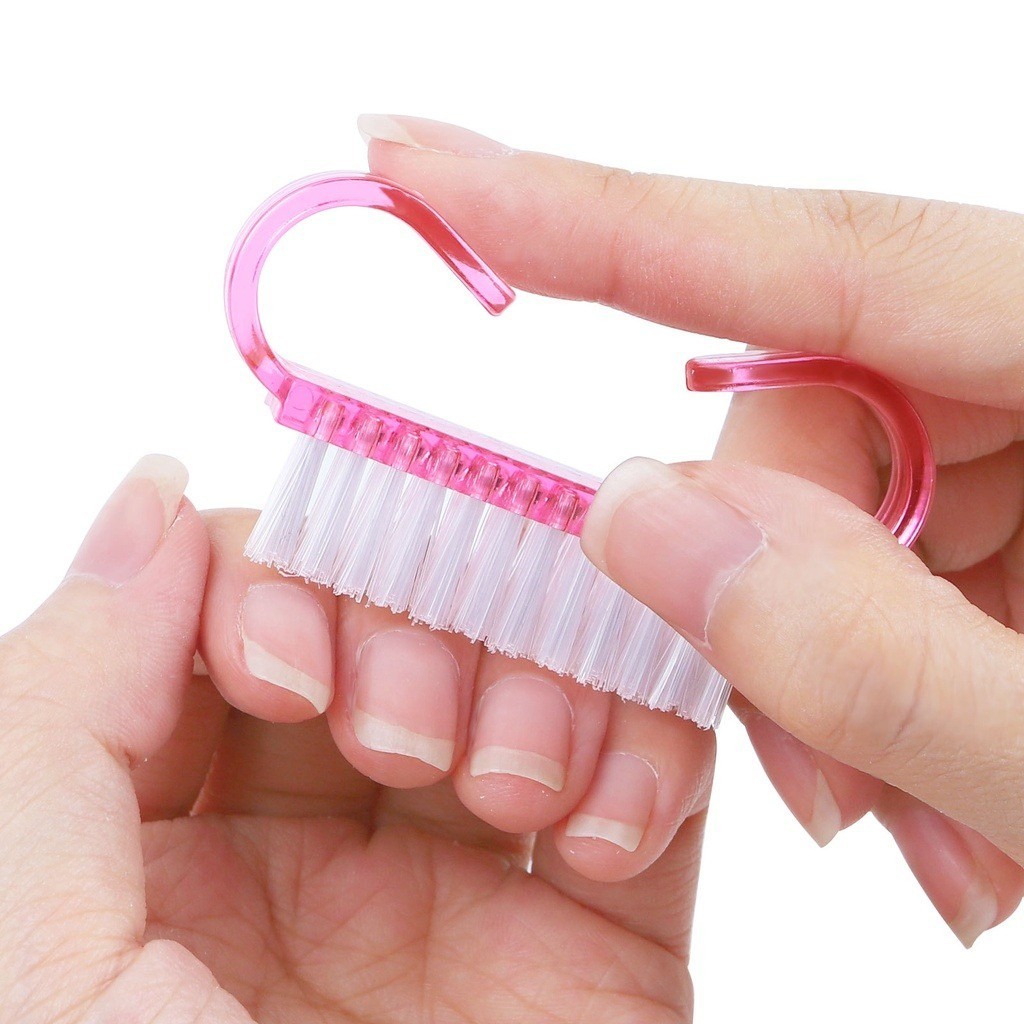 KIT 2 Escovinha de Unhas de Plástico Ideal para higiene adequada das unhas