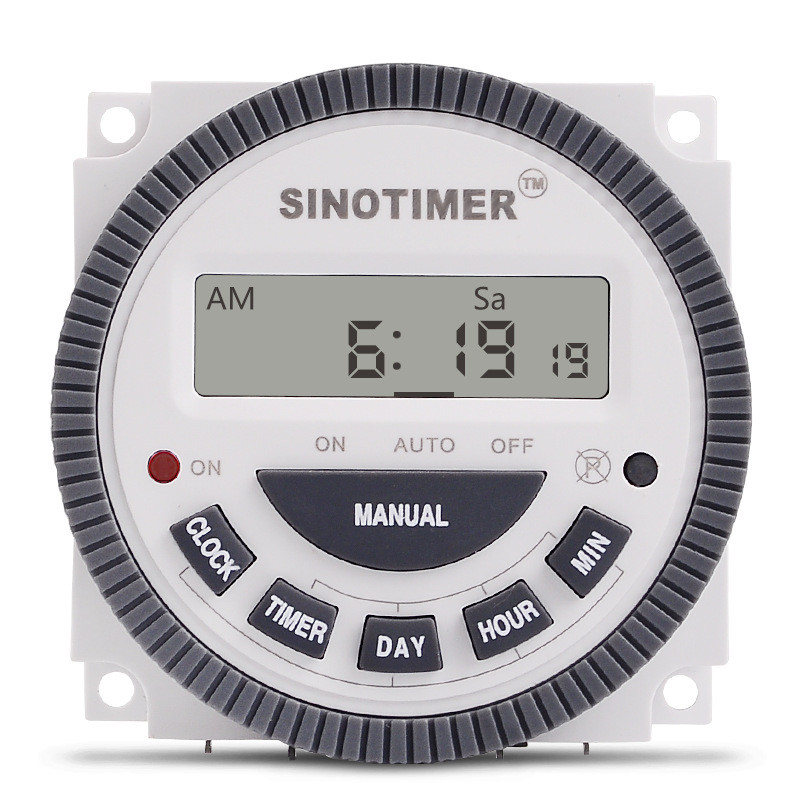 Temporizador Interruptor Horário SINOTIMER TM619 Relé NFe