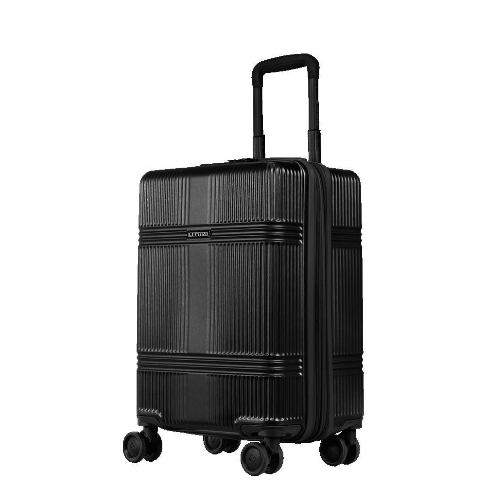 Mala de Viagem Bordo 10kg ABS com Rodas 360° Croma - Preto — imagem 2 de 2