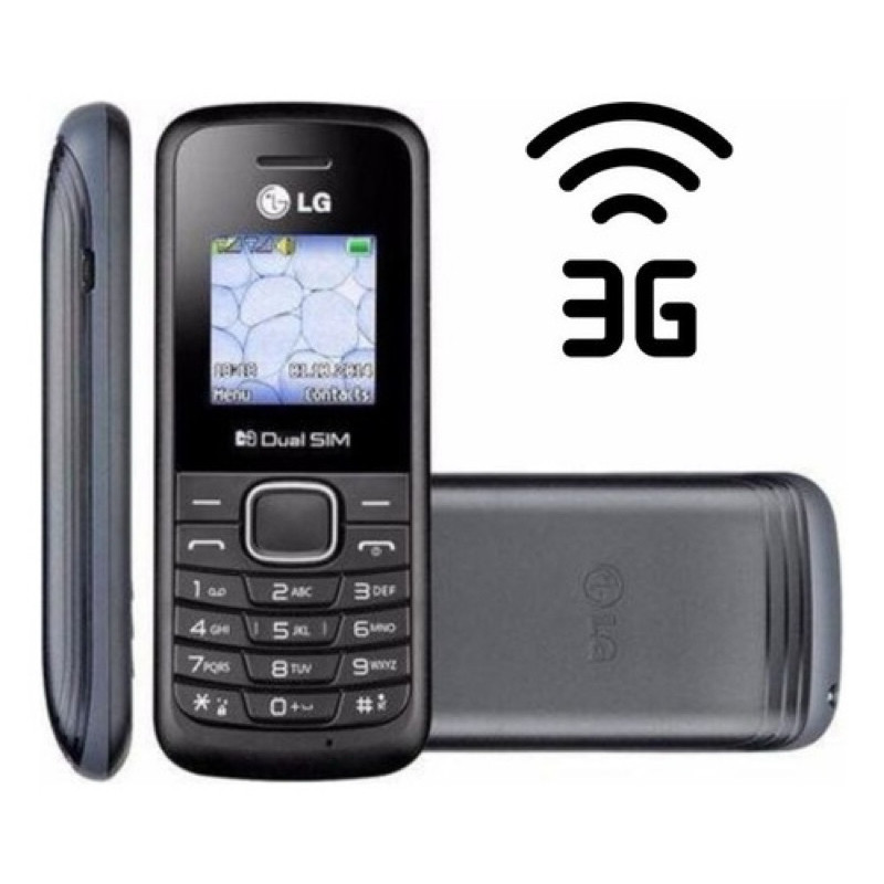 Celular LG Oficial B220 3G o Mais Completo Para Idoso 2 Chips