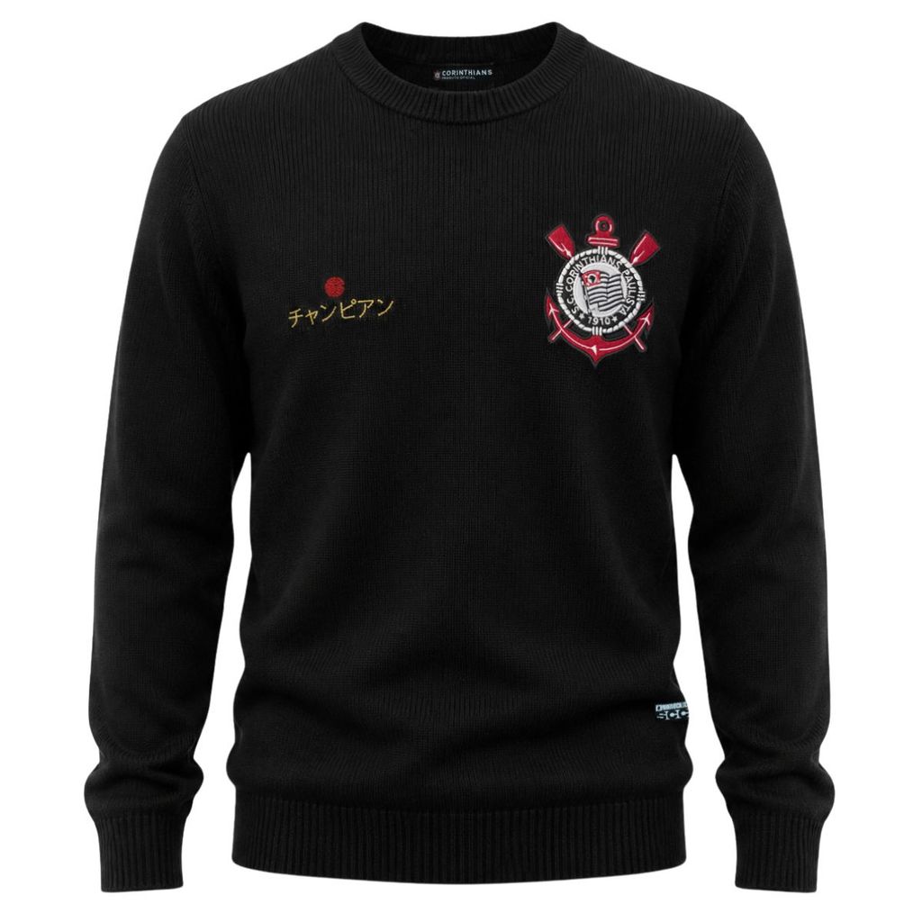 Suéter Masculino Corinthians Japão Licenciado