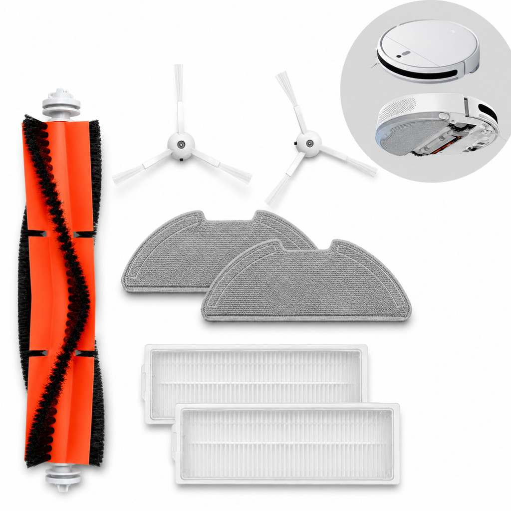 Kit Refil peças de reposição para Xiaomi Mi Robot Aspirador Mop 2 Lite MJSTL e Xiaomi Mi Robot Vacuum Mop 2 Pro MJST1S M