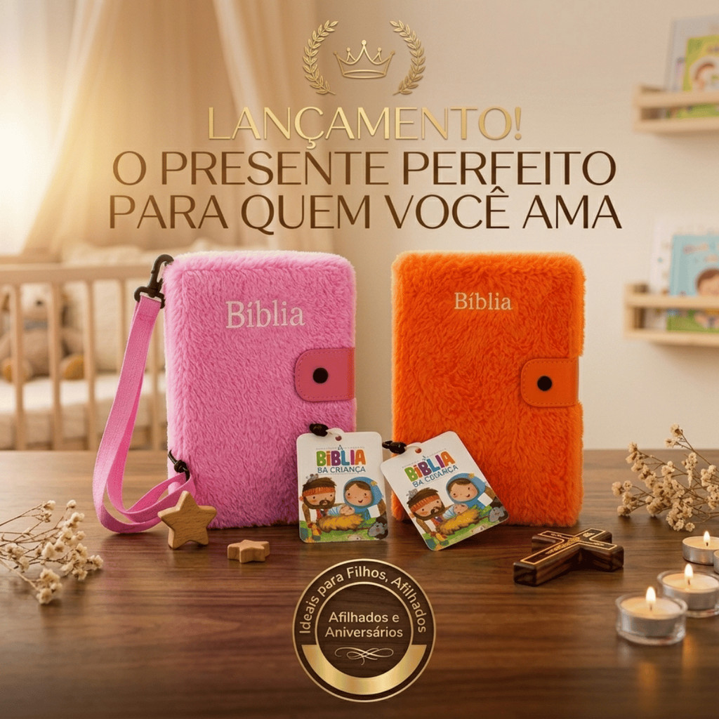 Bíblia da Criança Infantil de Pelúcia Macia Livro Educativo Religioso para Crianças Presente Cristão