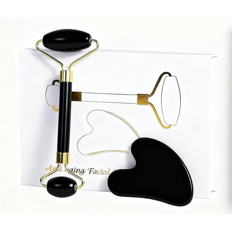Ferramentas Jade Roller Gua Sha-Nature Ferramenta Facial Para Apertar A Pele Massageador Antienvelhecimento Face Inchaço
