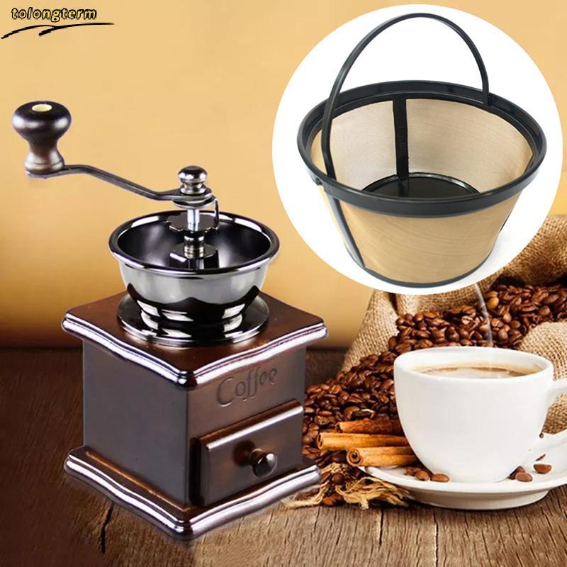 Suporte De Filtro De Cafeteira Reutilizável , Cesta De Malha Gotejador , Ferramentas De Utensílios De Cozinha