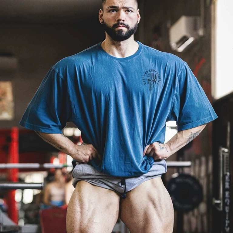 Gasp treinamento de verão respirável Fitness musculação lazer novo estilo tamanho grande esportes correndo solto ma