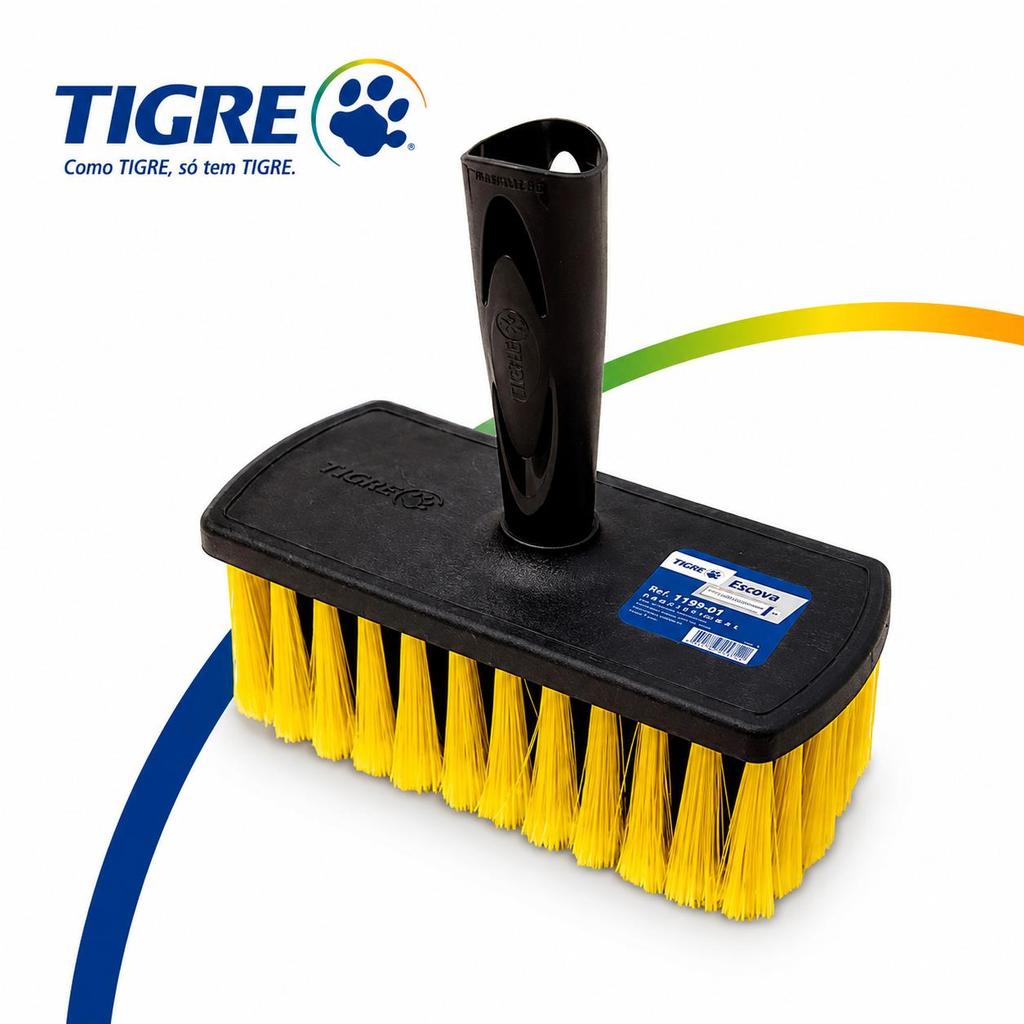 Broxa da Tigre Original Retangular para Pintura de Muro e Paredes Trincha Retangular para Passar Cal