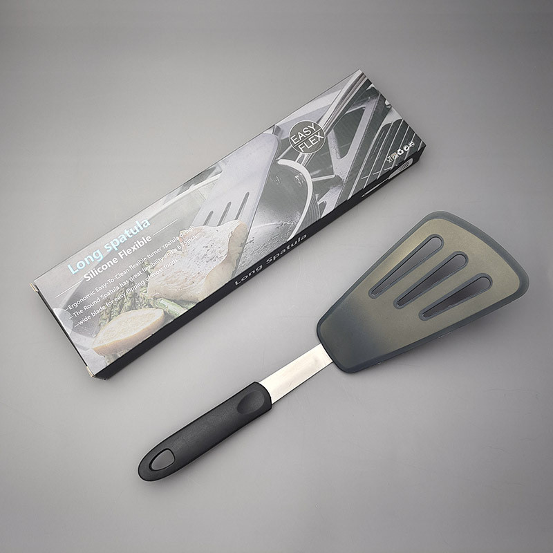 Espátula inclinada espátula de silicone bife espátula antiaderente Pan silicone utensílios de cozinha bife Turn