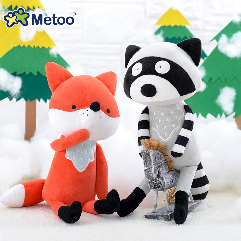 Genuíno metoo raposa brinquedo de pelúcia coala boneca Mi coelho boneca crianças Ragdoll presente aniversário