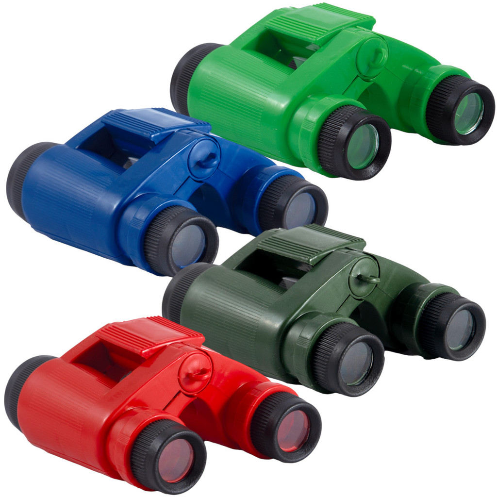 Kit 10 binóculo de brinquedo cordinha lembrancinha de festa infantil brinde criança aventura lente funcional detetive