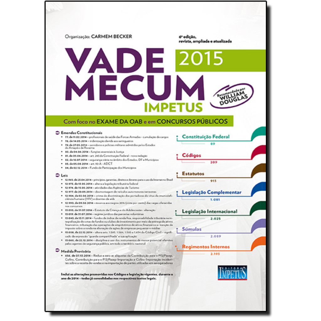 Vade Mecum Impetus Para Oab e Concursos 2015