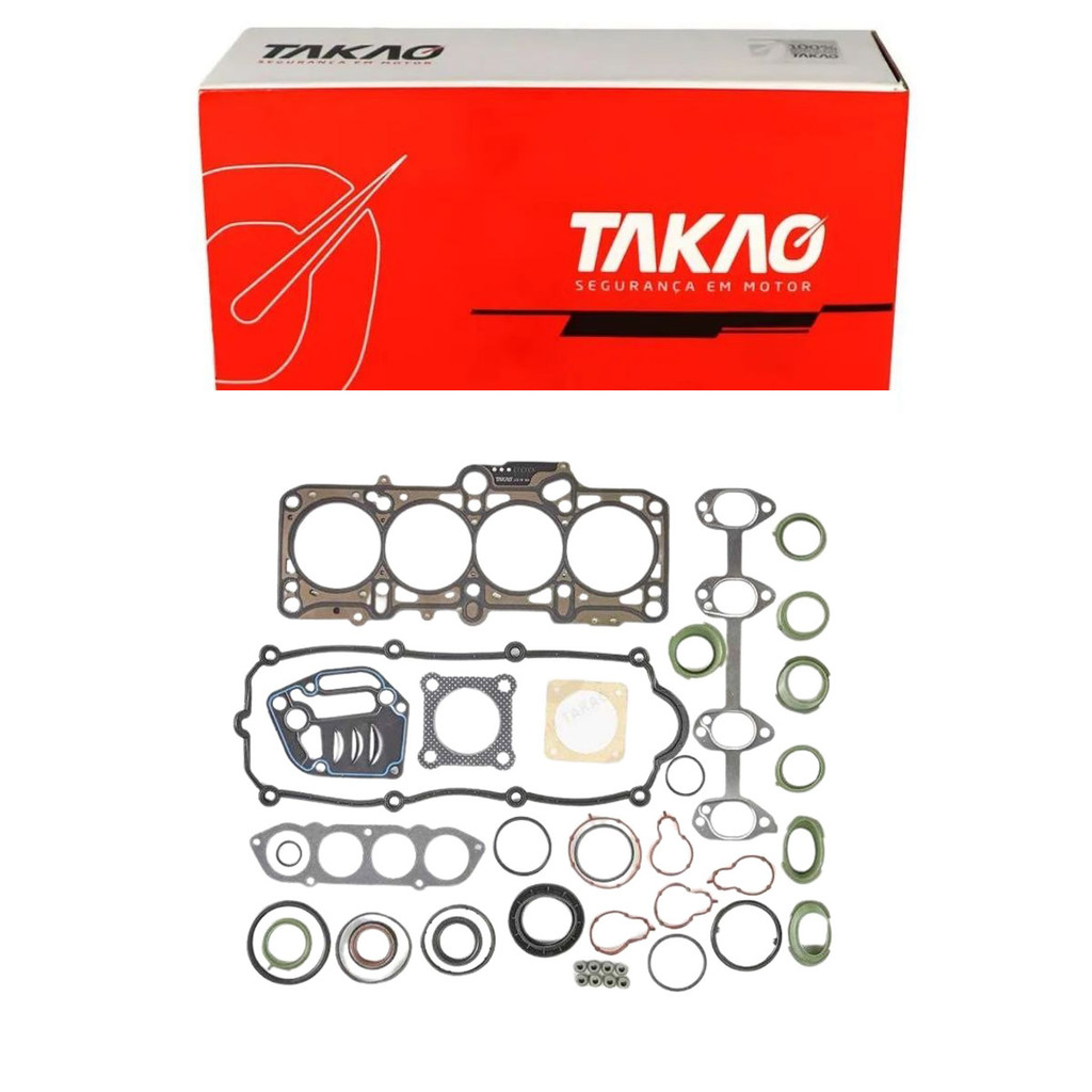 Junta Completa S/ Retentor Traseiro (Jg) Polo 2.0 8V 2001 A 2014 / Golf 2.0 8V 2001 A 2014 / Jetta 2.0 8V 2010 A 2015