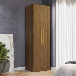 Guarda-Roupa 2 Portas Kappesberg Adapt Nogueira