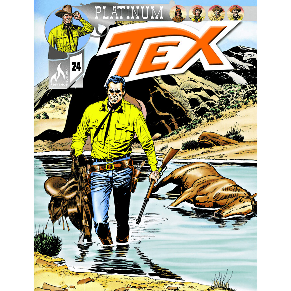 Livro - Tex Platinum Nº 24 - Mythos Editora ISBN 9788578675073