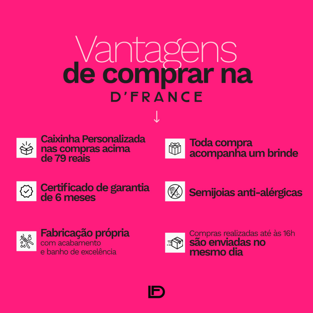 Choker Aro Liso com Letra Banhado a Ouro 18K - D France Semijóias — imagem 2 de 2