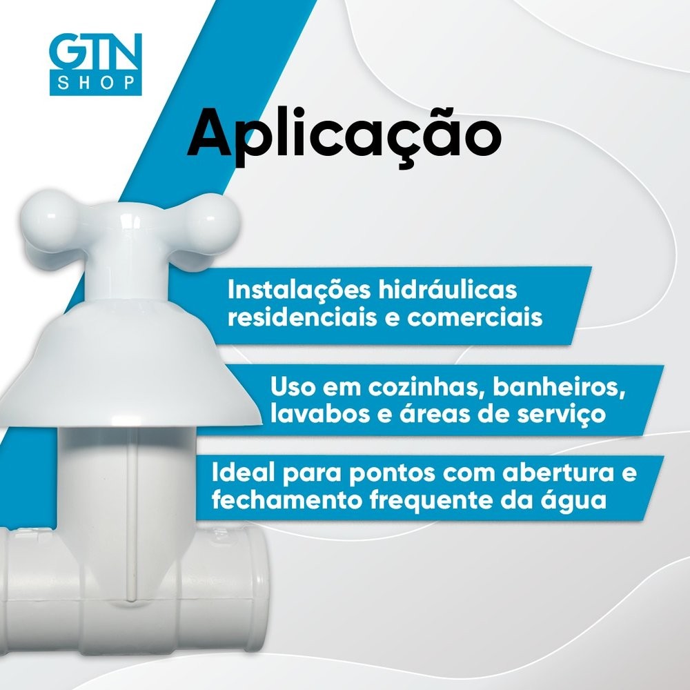 Registro Pressão Com Canopla Branco Maruja 1150103 Viqua 20MM