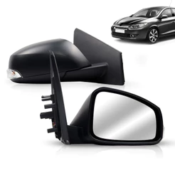 Par Retrovisor Fluence 2010 2011 2012 2013 2014 2015 2016 2017 2018 Elétrico Com Pisca