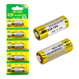 5 Pilhas Baterias 12v A23 Controle Portão Alarme em Oferta na Shopee