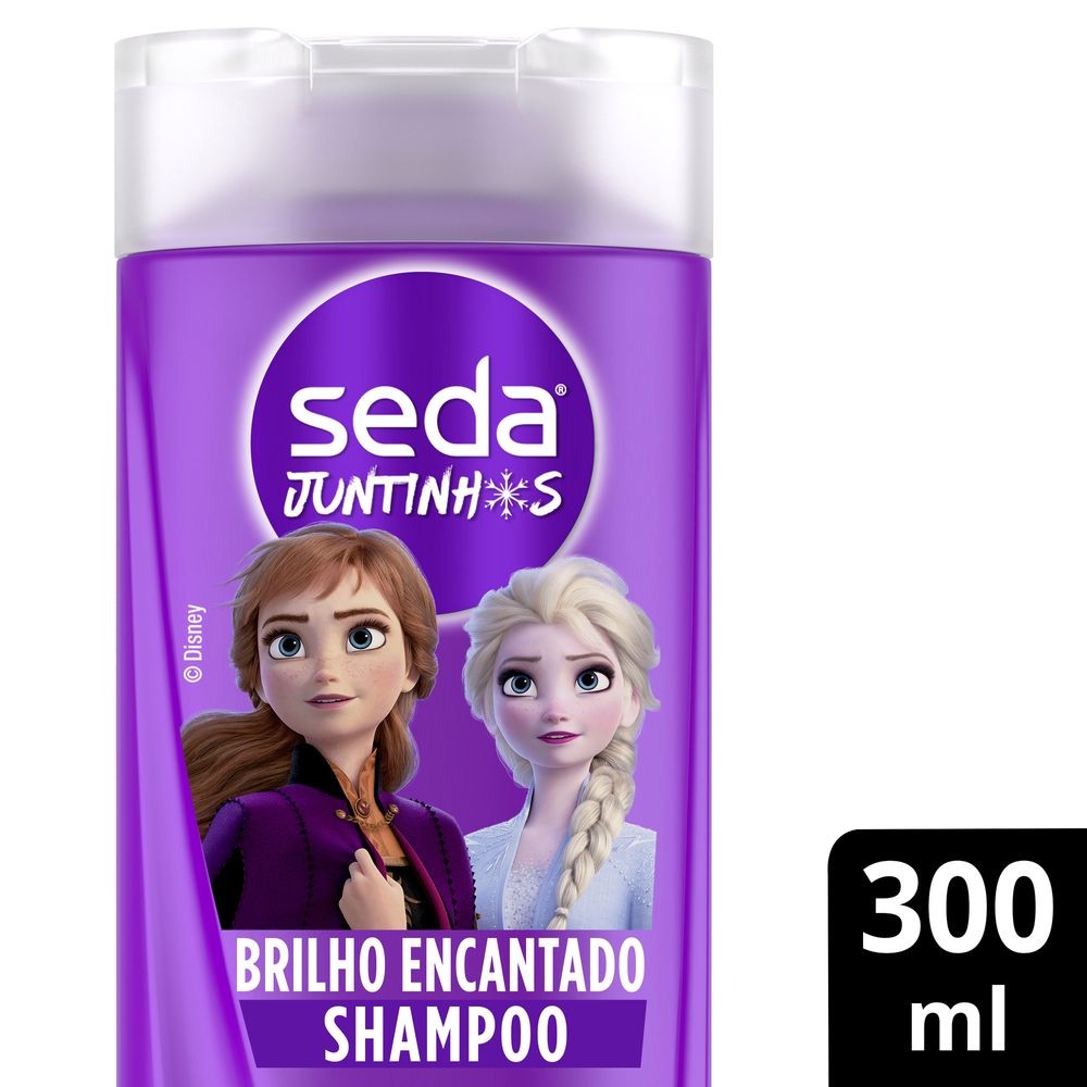 Shampoo Infantil Seda Juntinhos Frozen Brilho Encantado 300ml em Oferta na Shopee