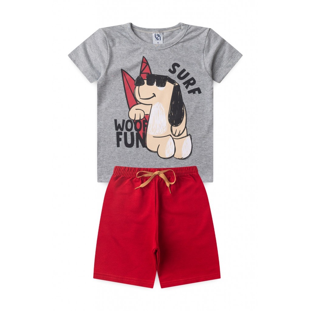 Conjunto Infantil Masculino Surfando Na Diversão em Oferta na Shopee