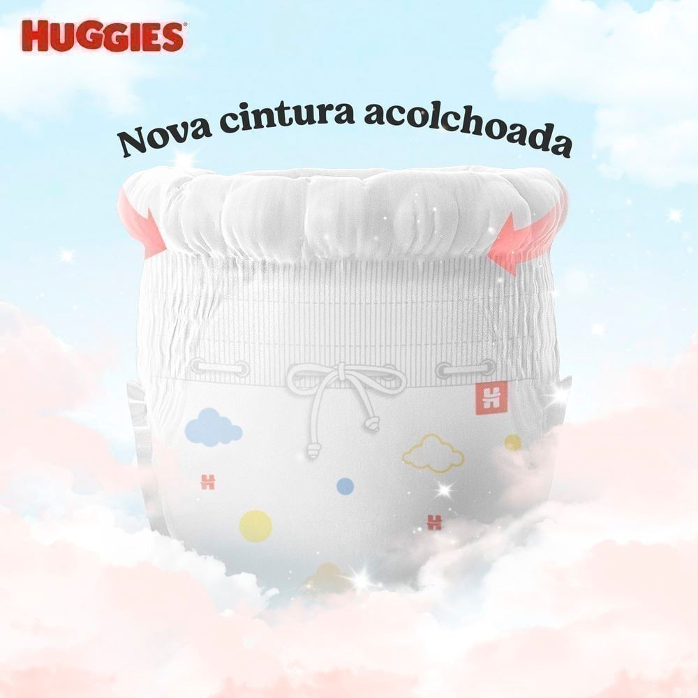 Fralda Huggies Pants Roupinha Proteção Acolchoada Tamanho M 100 Unidades Descartáveis