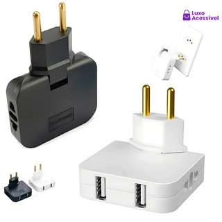 Tomada Adaptador Pino Conversor Segurança Conector Elétrico