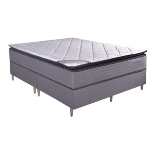 Colchão Queen Molas Ensacadas Nobre + Base 158x198x73 em Oferta na Shopee