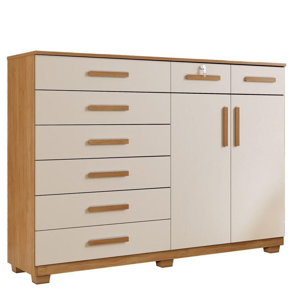 Cômoda New Triunfo 8 Gavetas 2 Portas Benetil: Onde Comprar | BuscaProdutos