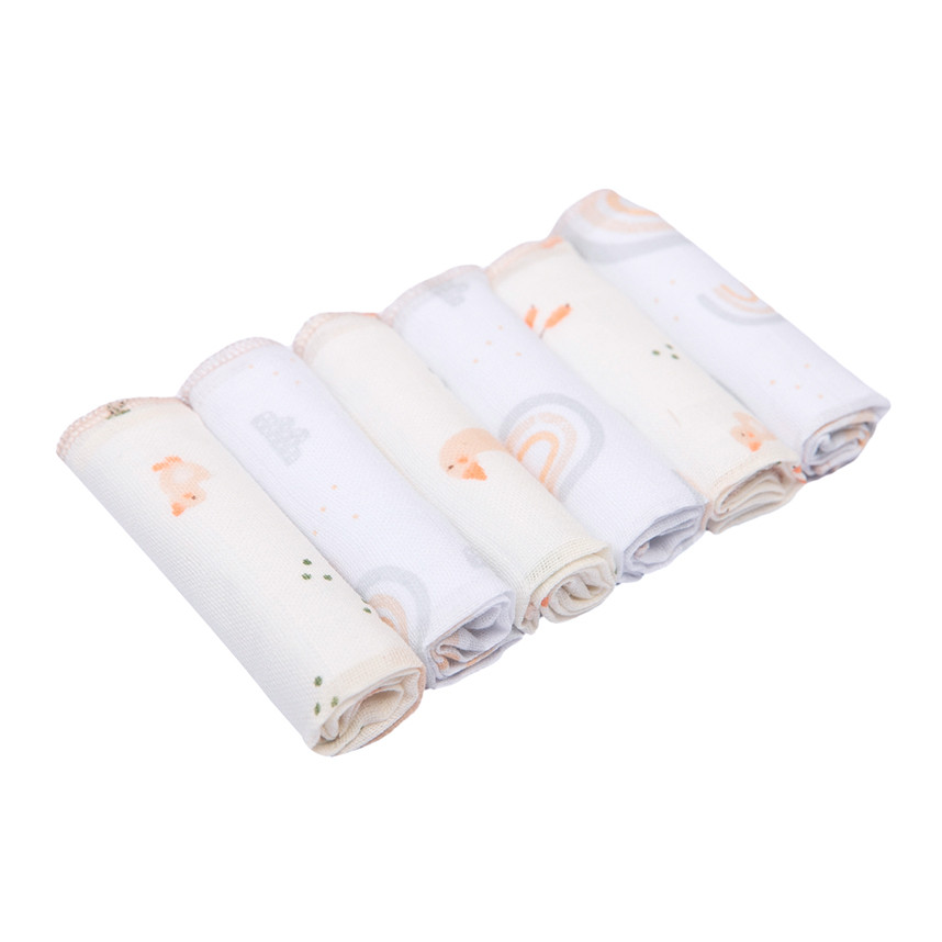 Pano De Boca Papi Em Soft Estampas Neutras Sortidas 6 Peças em Oferta na Shopee