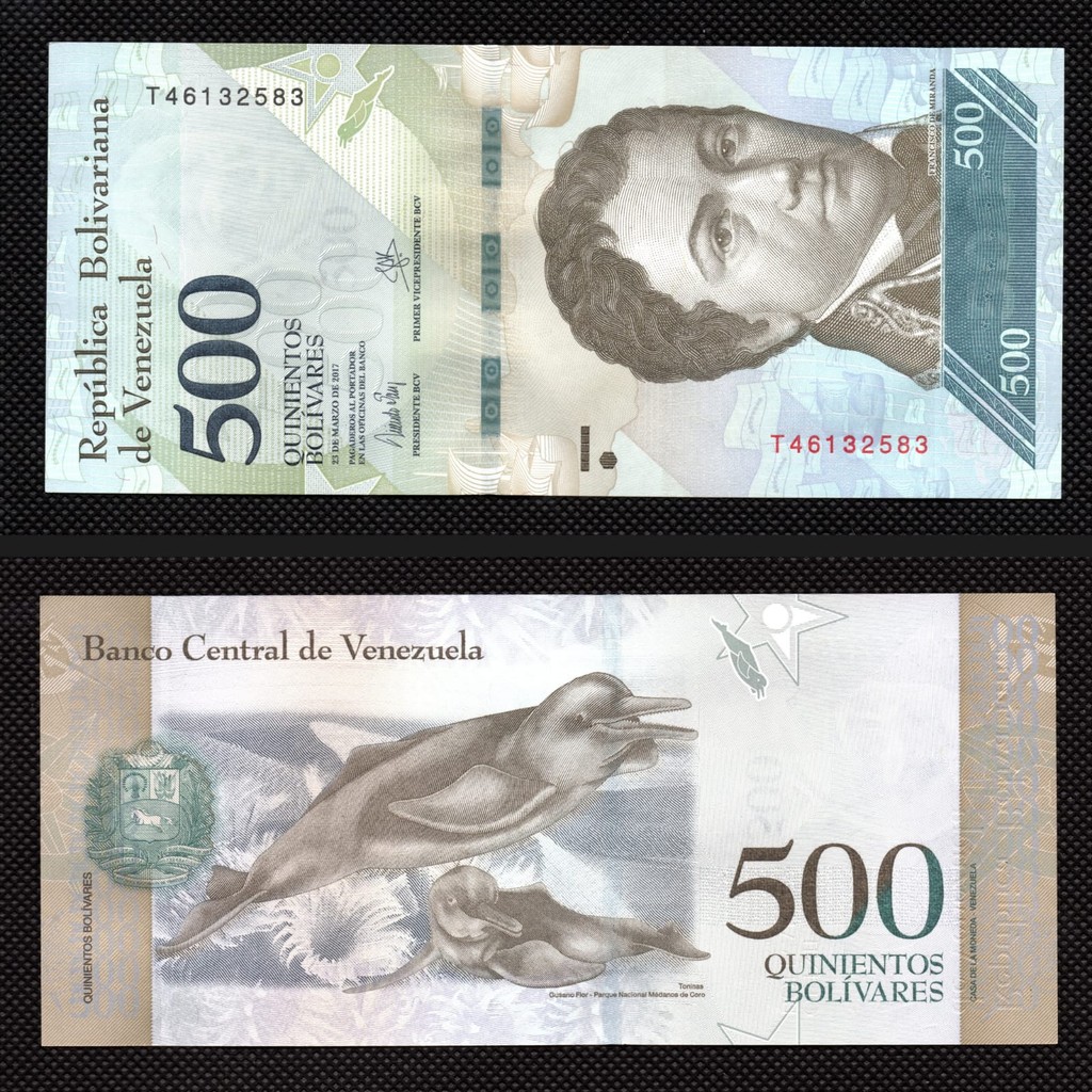 Cédula da Venezuela de 500 Bolívares FE