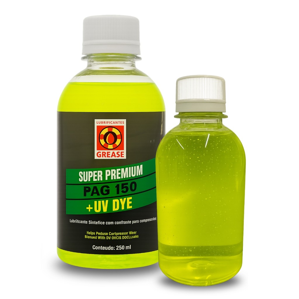Óleo Sintético PAG 150 com Contraste para Gás R134a | Ar Condicionado Veicular | Frasco 250ml