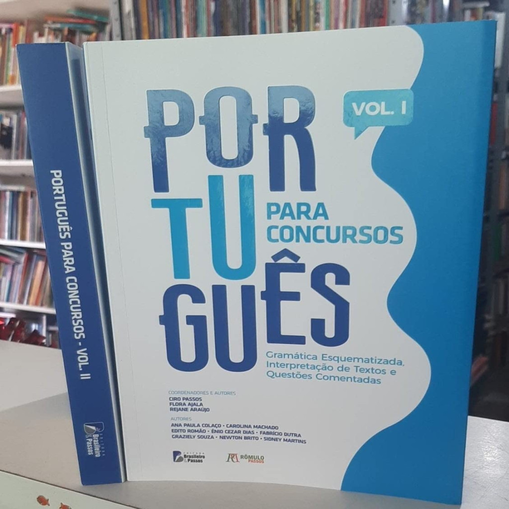 Portugues Para Concursos Volume 1 e 2 autor Ana Paula colaco carolina e outros