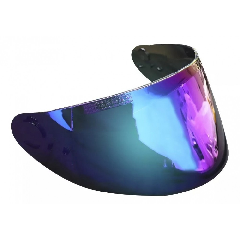 Viseira Iridium Camaleão Capacete Norisk Supra / Nasa SH 701 / NZ1 Trendy Espelhada Anti Risco Polivisor