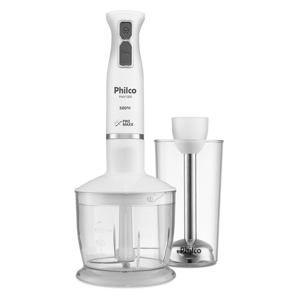 Mixer Philco 4 Lâminas Pro Maxx 2 e 1 500W PMX1000