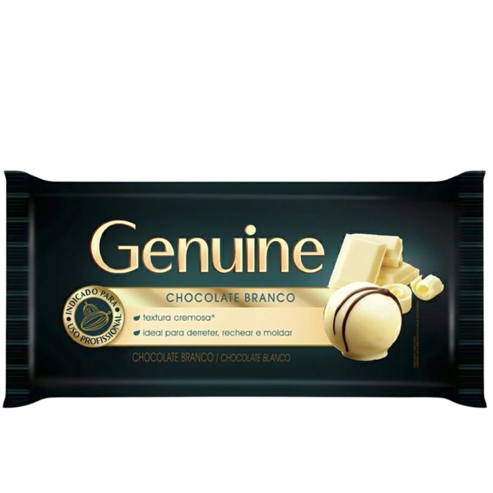 Chocolate Genuine Branco Barra - Comprar com Melhor Preço em Lanches