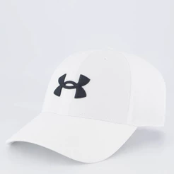 Boné Under Armour Blitzing Adj Branco e Preto