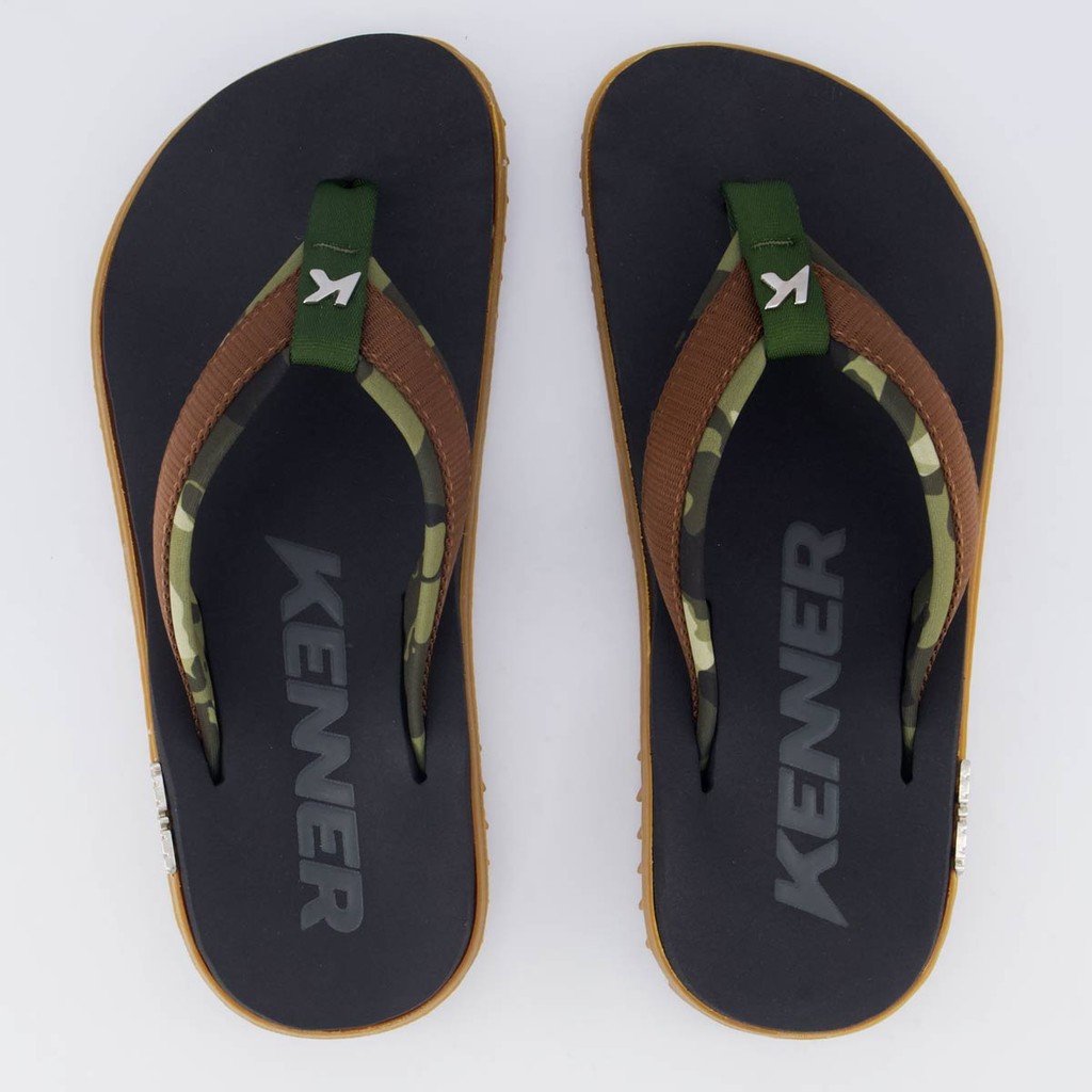 Chinelo Kenner Kivah Army Preto