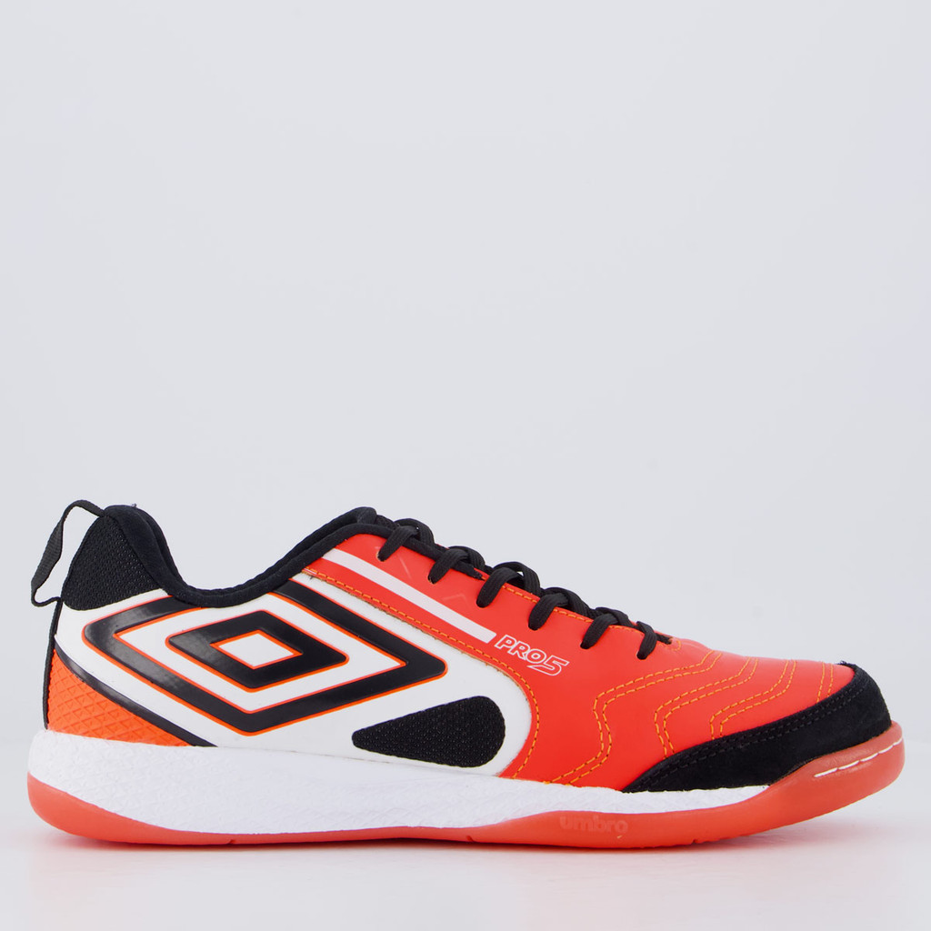 Chuteira Umbro Pro 5 Bump Futsal Coral