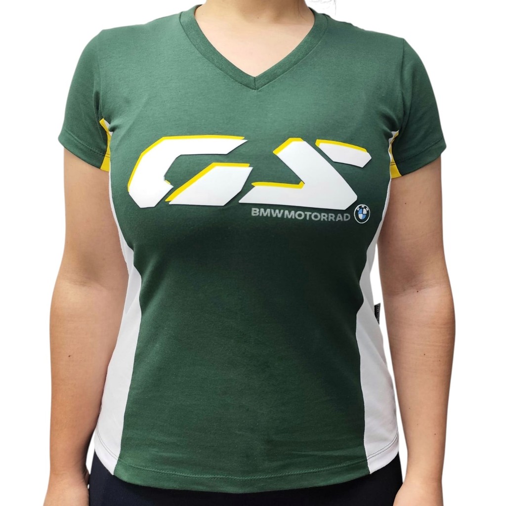 Camisa Baby Look Feminina All Boy BMW GS Verde Musgo- ALL 586