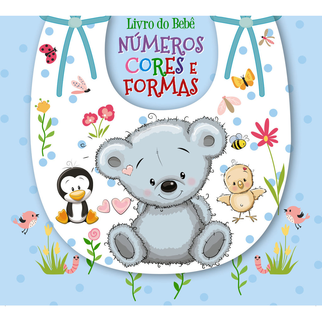 Livro do Bebê - Números, Formas e Cores em Oferta na Shopee
