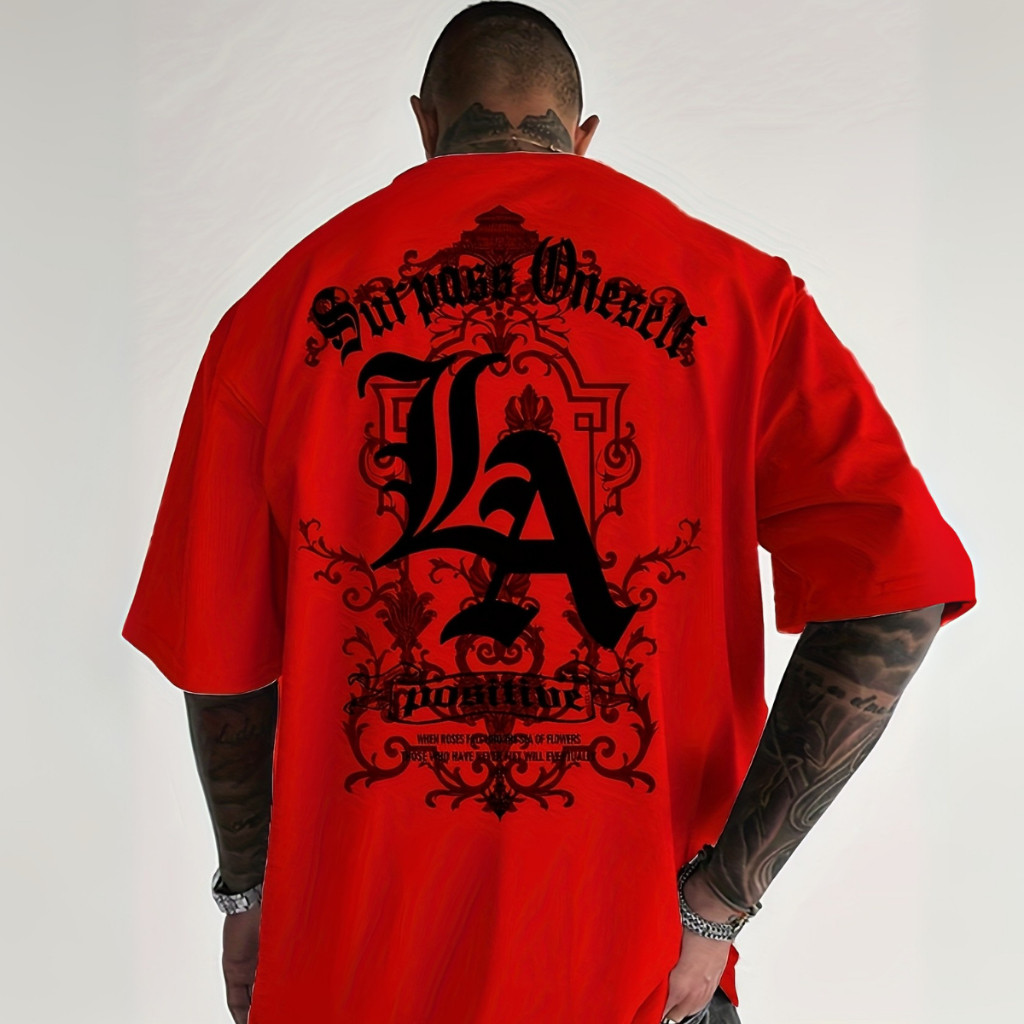 Camiseta camisa Oversized Estampada Los Angeles LA Urbana Streetwear Moda Rua