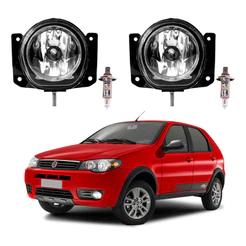 Par Farol Milha Lampada Palio Way 1.0 2014 A 2017