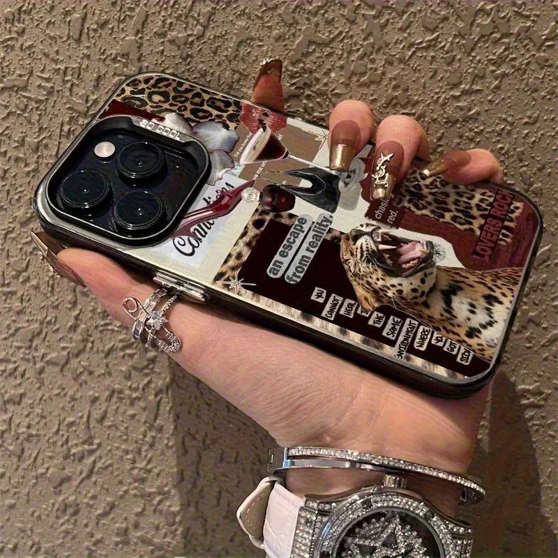 Capinha Capa para moto E22 E40 G14 G10 G20 G30 G22 G24 G34 G52 G54 G60 G84 Chita Selvagem acrílico anti-impacto