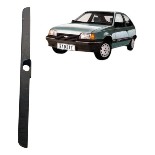 Friso Moldura Tampa Porta Mala Com Furo Gm Kadett 89 A 98 Preto