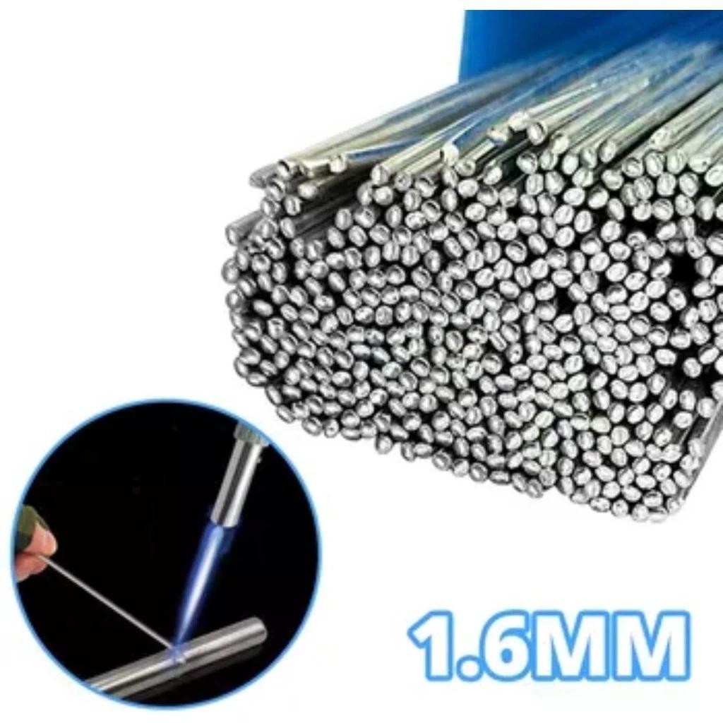 Vareta Solda Alumínio Baixa Temperatura Barra Ferro Inox Metal 5 Peças